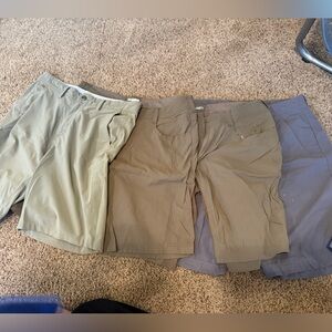 Free Fly and Marmot men’s shorts in Neutral Tones